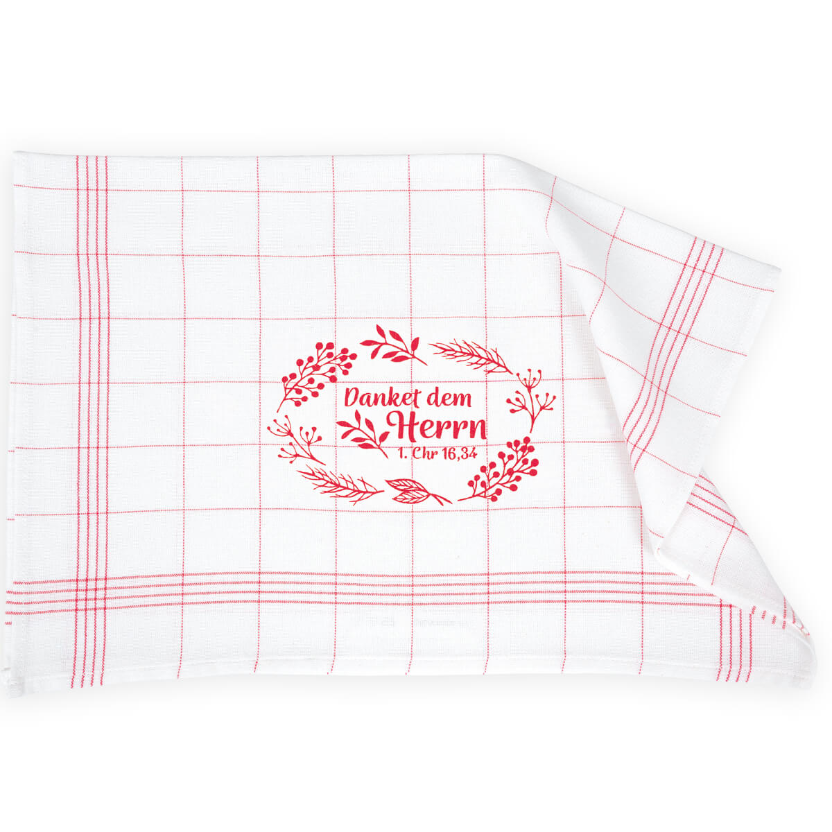 Tuch, Küchentuch, Bedruckt, Rot, Mesh?