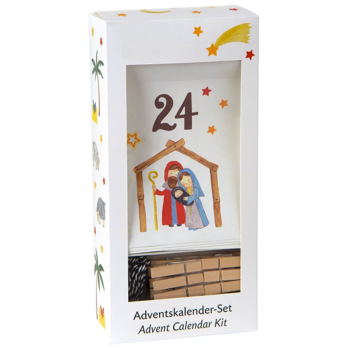 praisent-Weihnachten-Adventskalendert_Krippe-Deko-9000 Adventskalender-Set Krippe