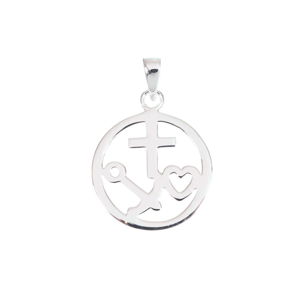 anhaenger-symbole-silber-praisent-6657 Anhänger Glaube Hoffnung Liebe