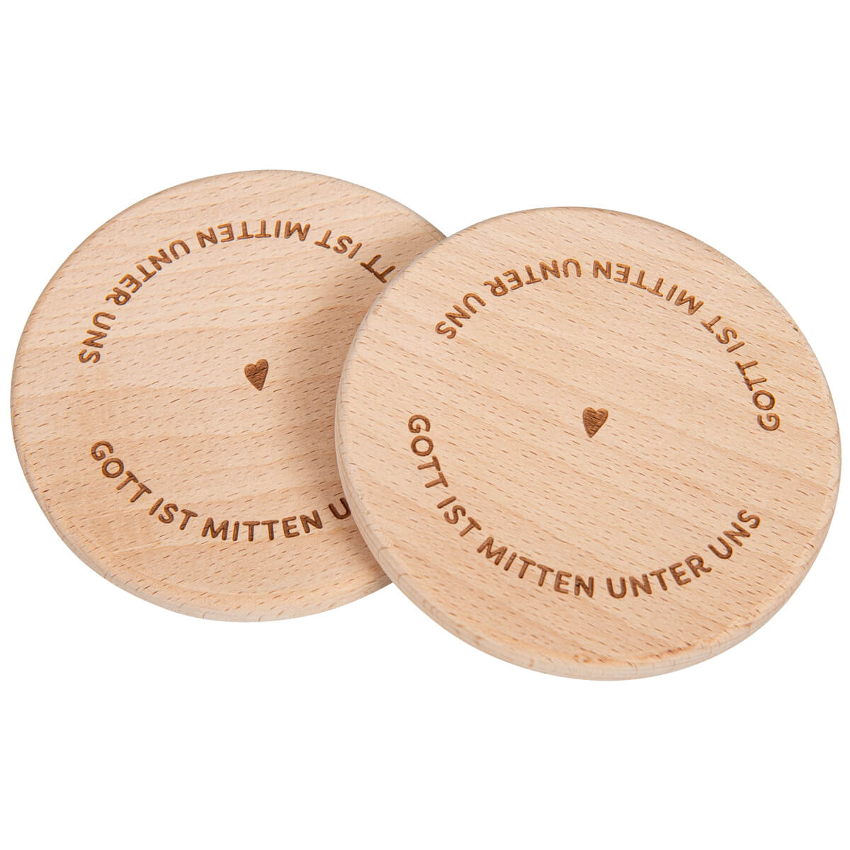 Untersetzer Holz, 2er-Set