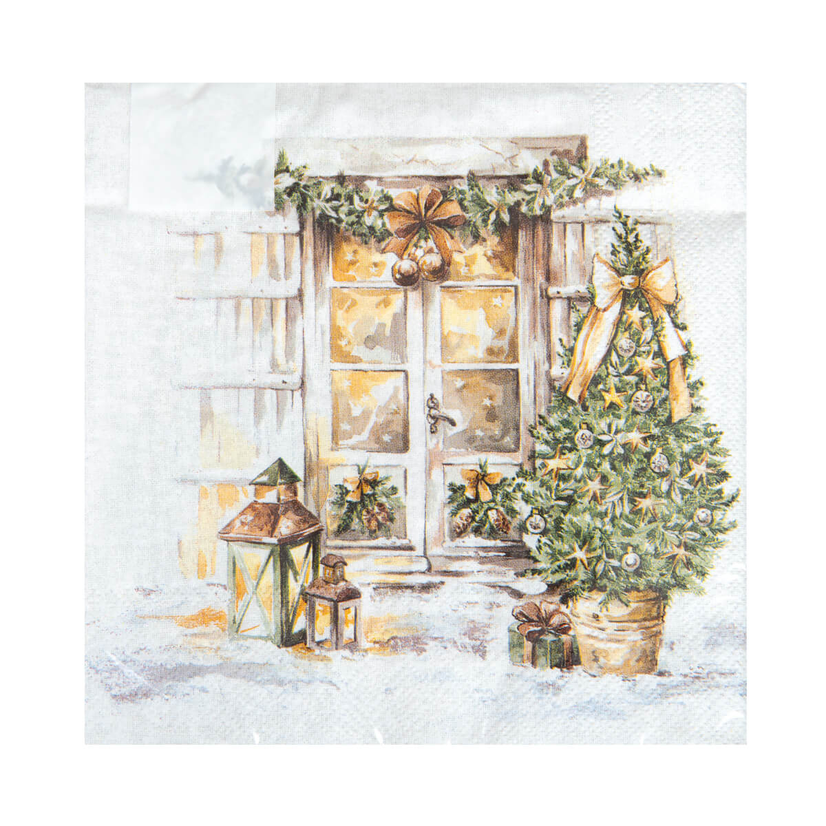 Servietten Winterstimmung Weihnachten, Weihnachtsdekorationen, Festival, Weihnachtsbaum