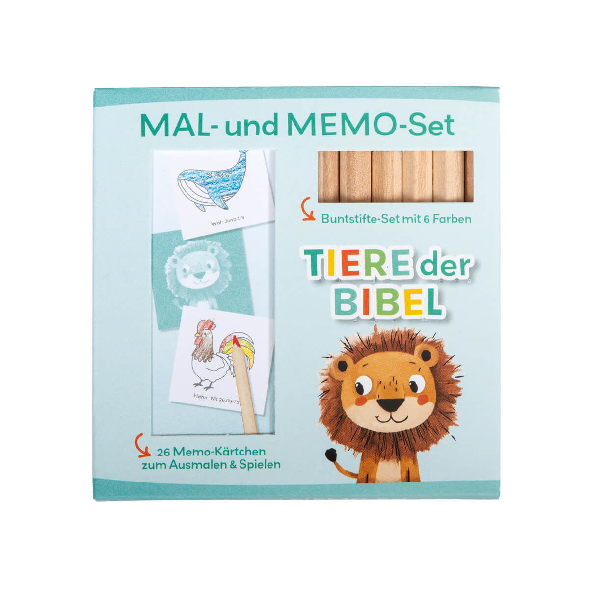 Mal- und Memo-Set Löwe Mal- und Memo-Set Löwe