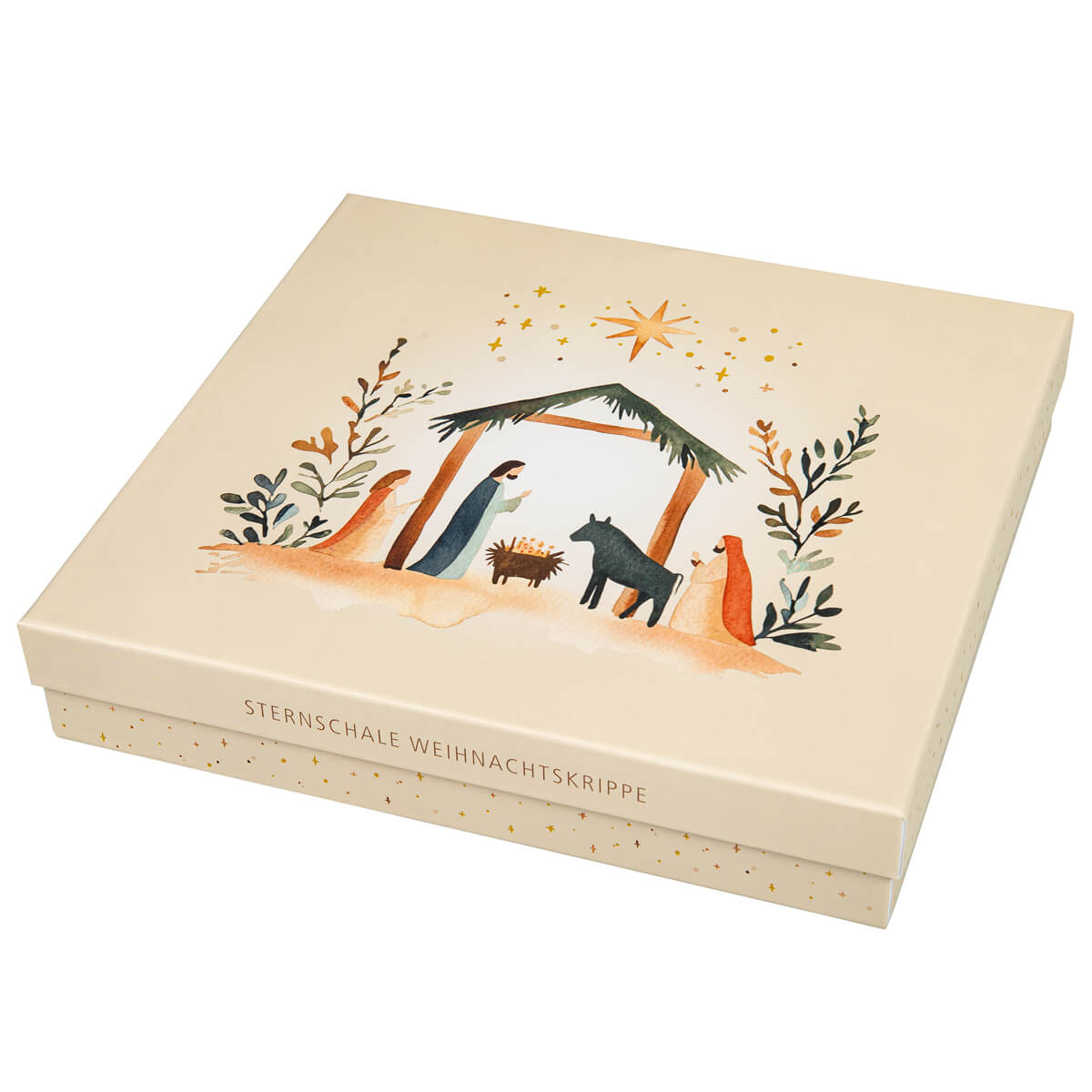 Weihnachtskrippe, Sternenhimmel, Nativity Szene, Box, Kartonbox