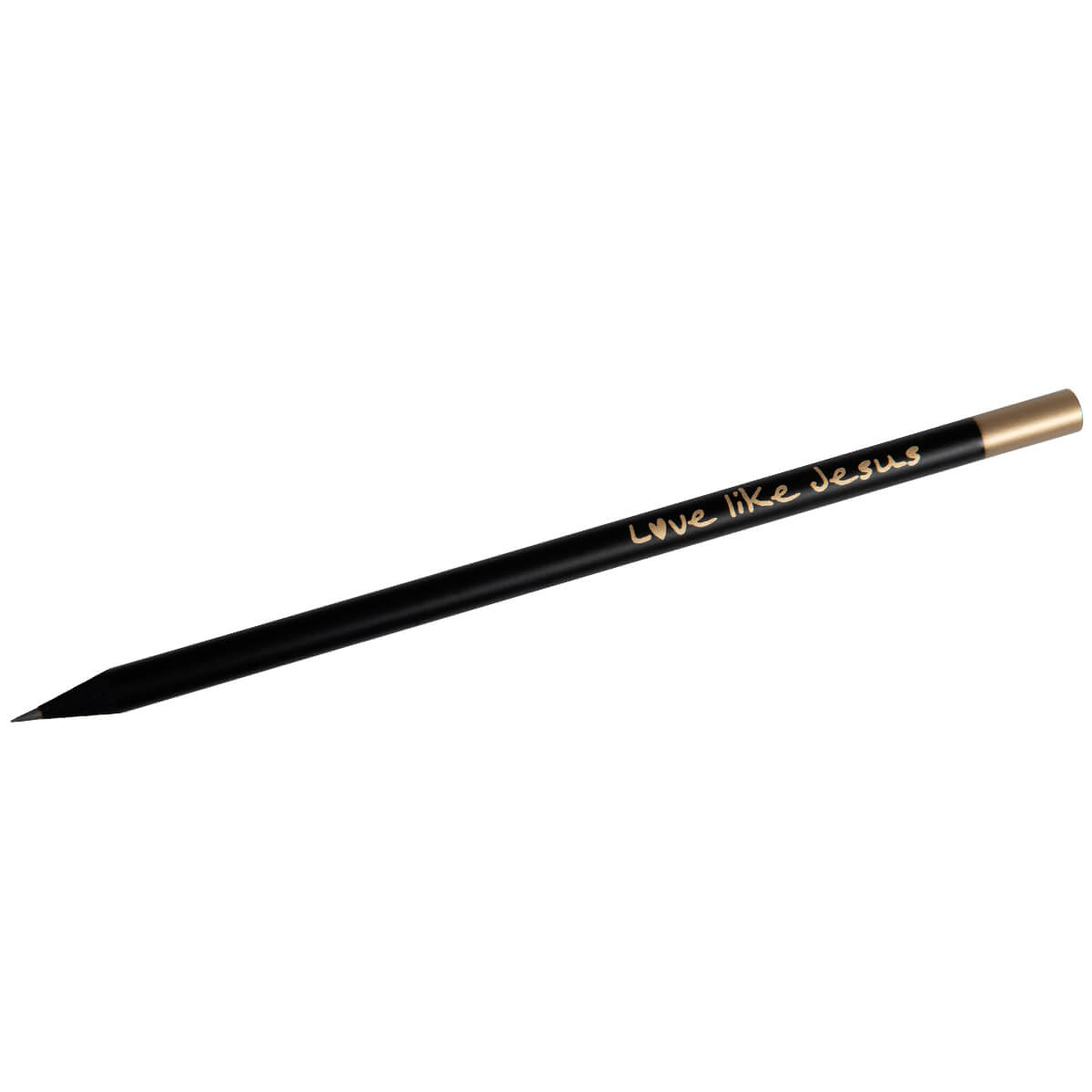 Bleistift, Schwarz, Goldene Schrift, Textstift, Schreibwerkzeug