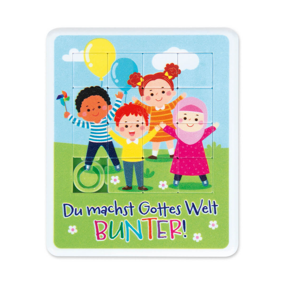 schiebepuzzle-kinder-kunststoff-praisent-8019 Schiebepuzzle Gottes Welt