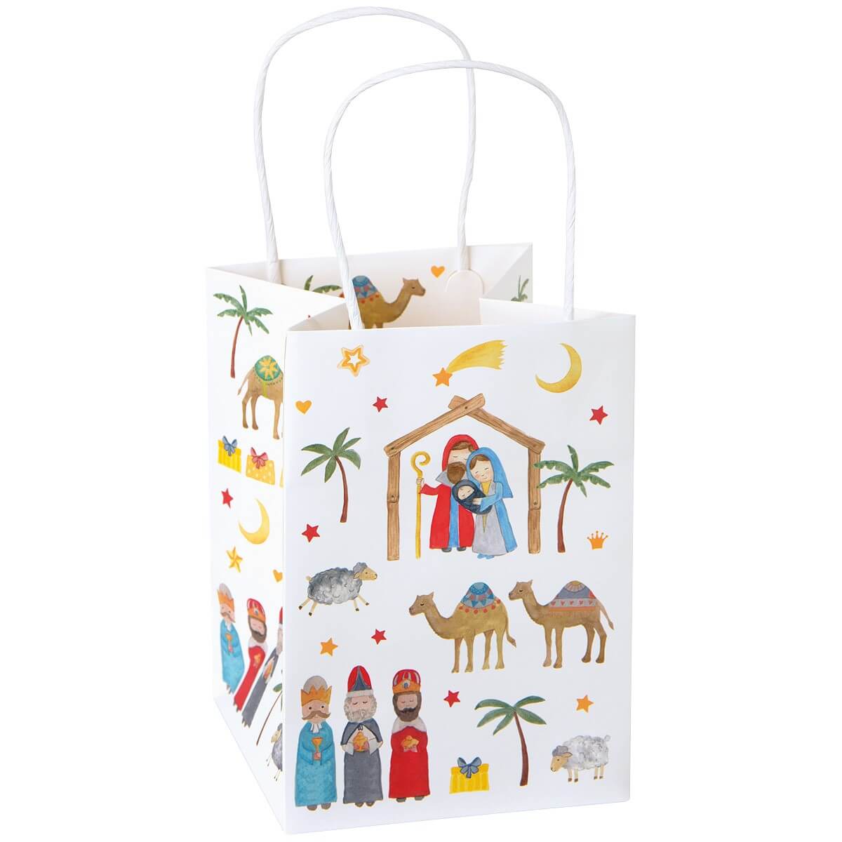 praisent-Weihnachten-Geschenktasche_gross-Krippe-Deko-Verpacken-9007 Geschenktasche  3 Könige