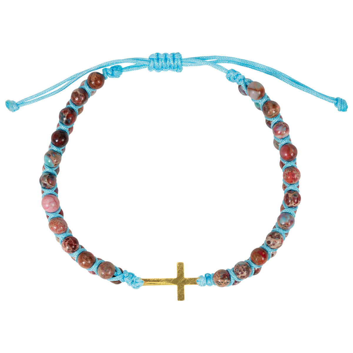 6076-armband-perlen-kreuz Perlen Armband Kreuz