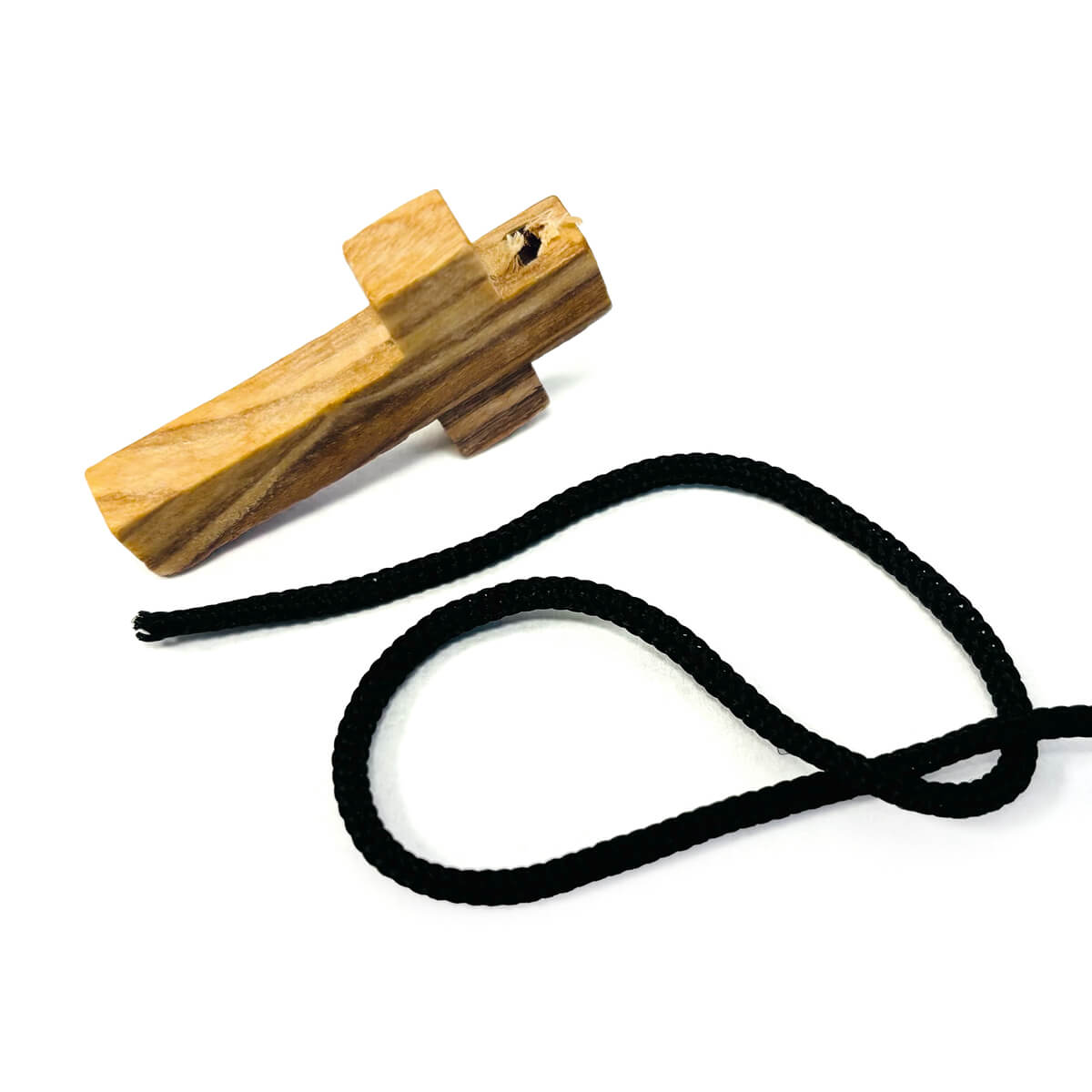 Olivenholz Kreuz mit Band - Kleiner Fehler Olivenholz Kreuz mit Band - Kleiner Fehler