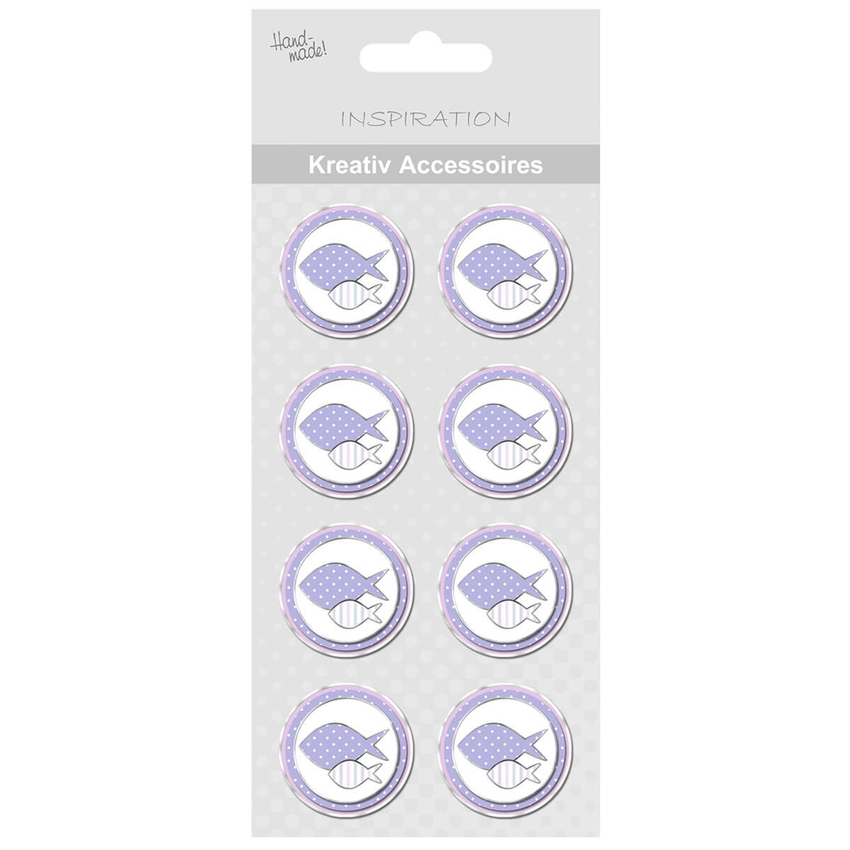 Kreativ-Set Papier-Buttons Fische