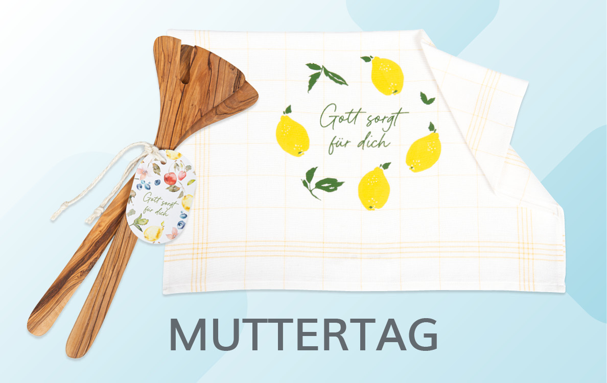 Besteck, Löffel, Tischläufer, Küchentuch, Zitronenmotiv, Leinenstoff, Holzspatel