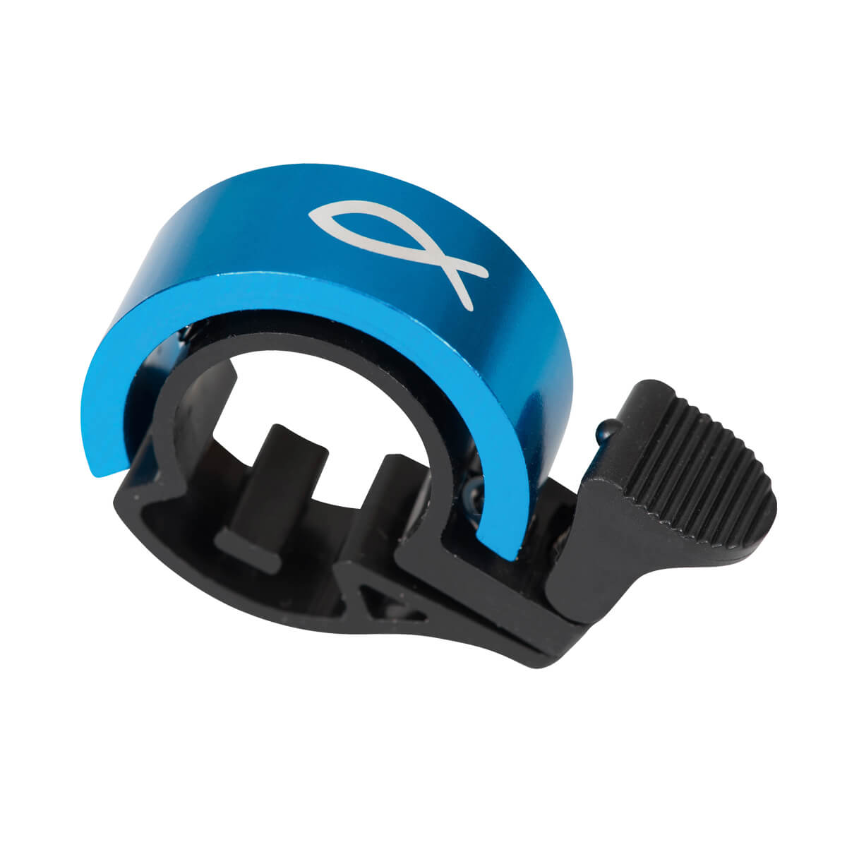 fahrradklingel-modern-fischsymbol-blau-praisent-3007 Fahrradklingel Fischsymbol - blau