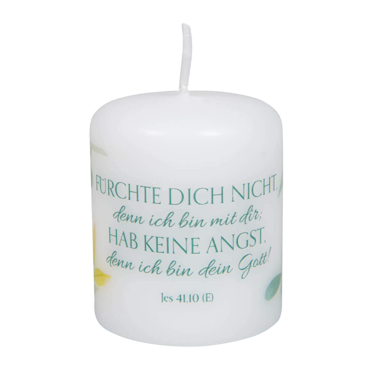 Kerze, Kleine Kerze, Weiß, Beschriftung, Liturgie/Vers