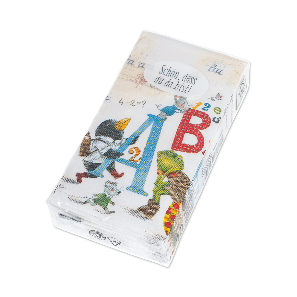 Praisent-Geschenke-zur-Einschulung-Taschentuecher_ABC-5715 Taschentuecher ABC