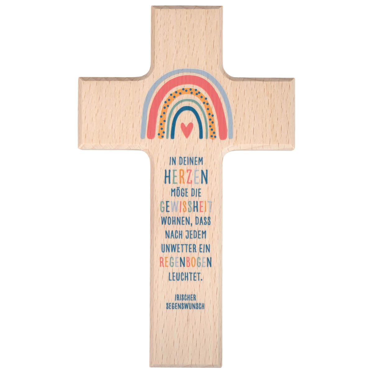 Praisent-holzkreuz-regenbogen-8318-vorderseite Holzkreuz Regenbogen