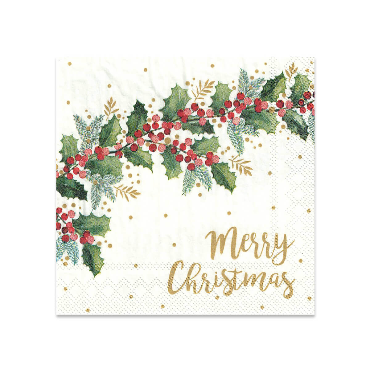 cocktail-servietten-merry-christmas-tissue-praisent-9036 Cocktail-Servietten Merry Christmas