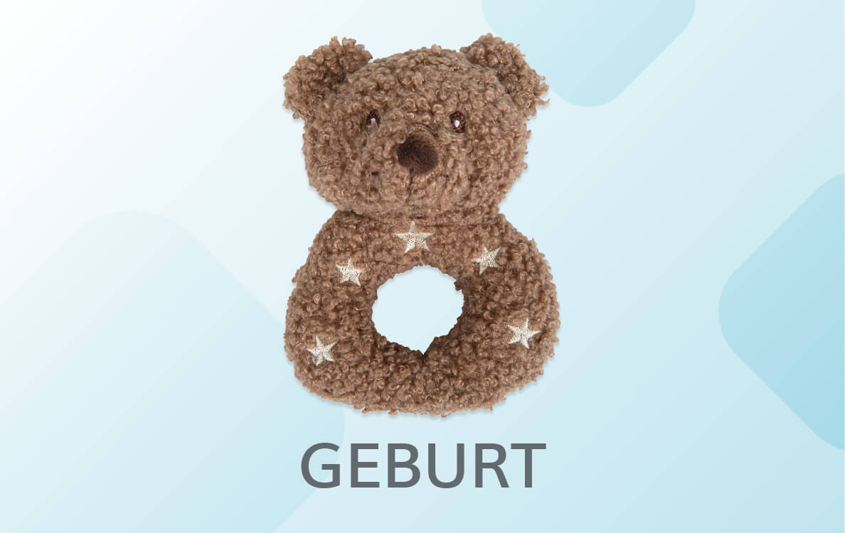Teddybär, Spielzeug, Plüsch, teddy bear, Plüschspielzeug, braunes Fell, Sternenmuster, ausgestanziertes Loch