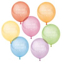 Luftballons Pastell