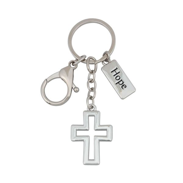 Schlüsselanhänger Kreuz Hope